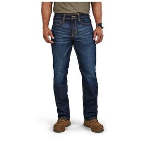 5.11 Tactical Defender Flex Jean Slim Fit Men's W38 L32 Blue Indigo Cotton